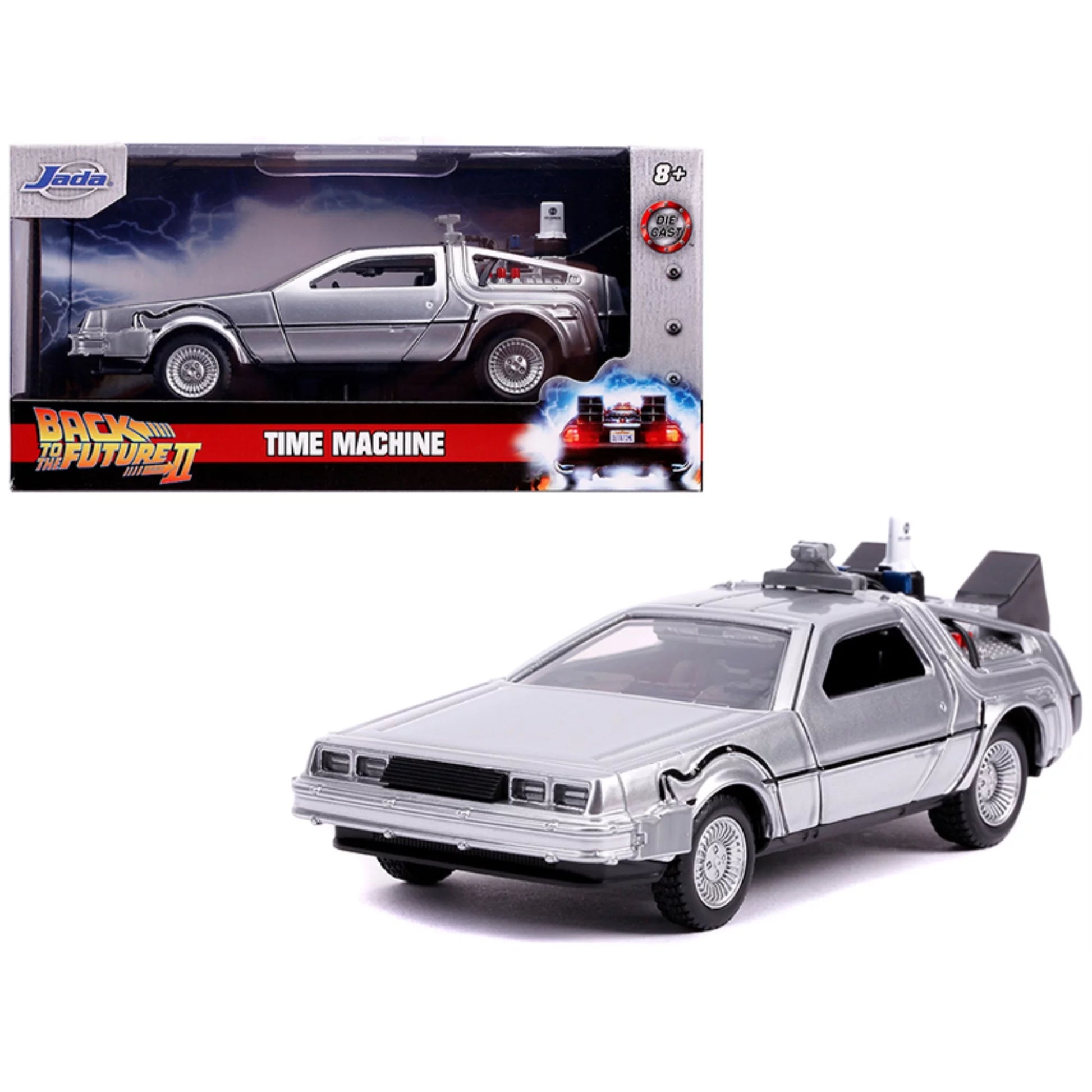 Jada JA30541 Delorean DMC (Time Machine) Back to the Future Part II (1989) 1/32