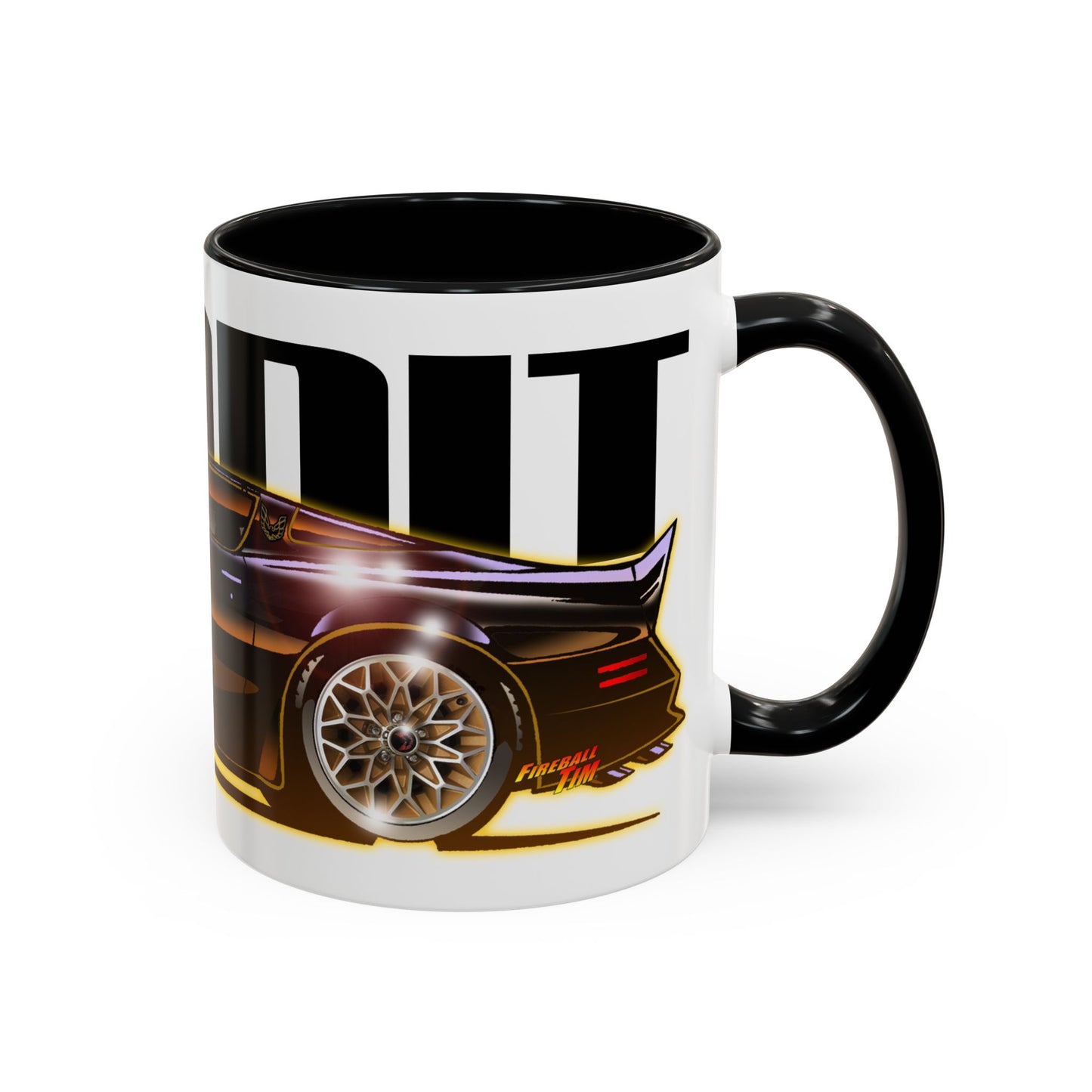 SMOKEY AND THE BANDIT Pontiac Trans Am Collectible Fireball Art Coffee Mug - 2 Sizes
