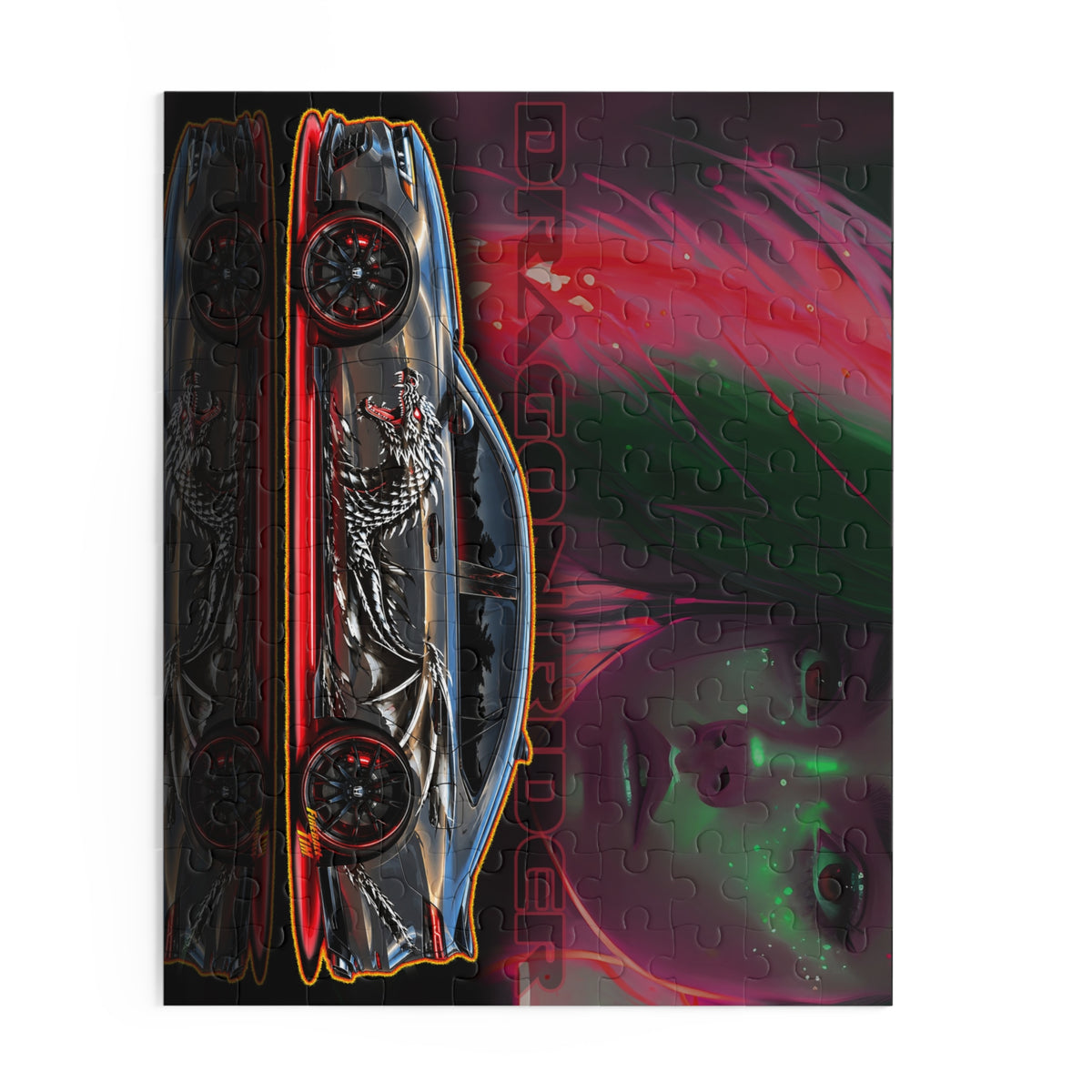 HONDA ACCORD 2025 Dragon Rider Collectible Fireball Art Jigsaw Puzzle — (120/252/500‑Piece)