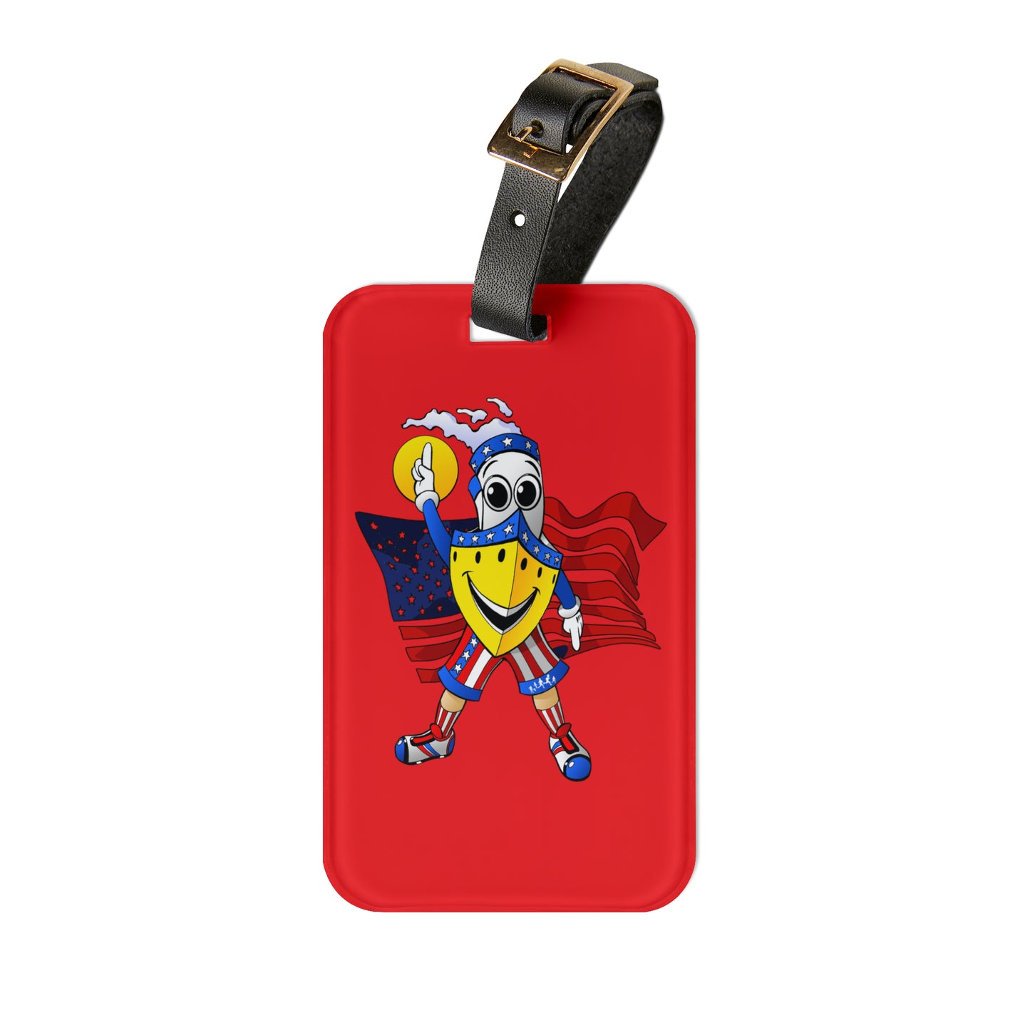 BUDDY CRUISE Red Travel Luggage Tag