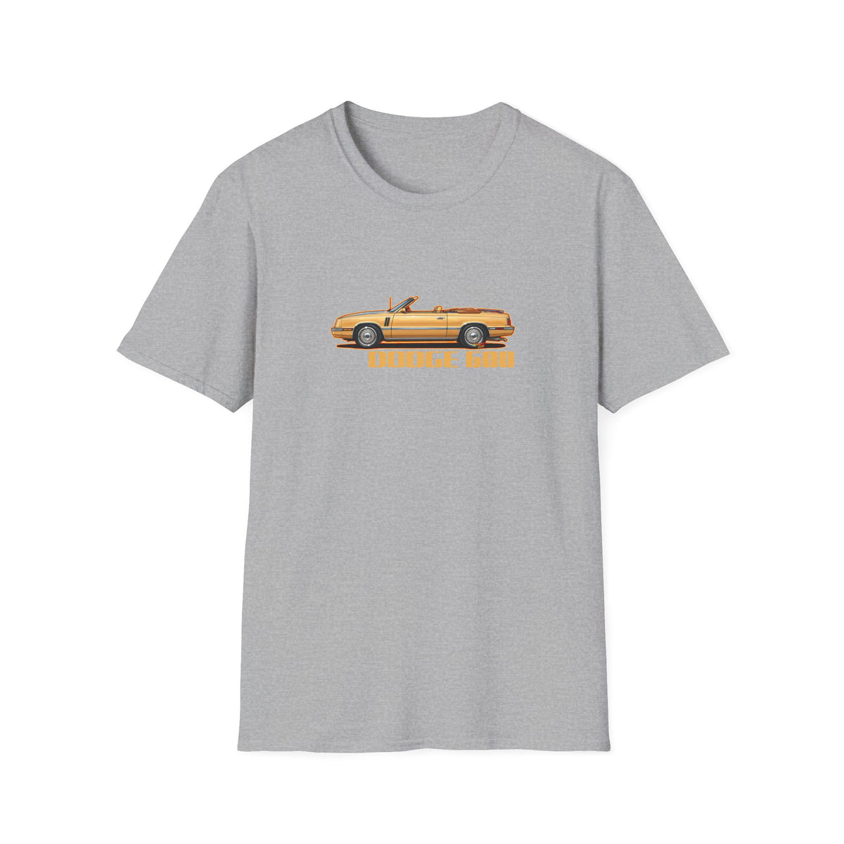 DODGE 600 CONVERTIBLE 1985 Collectible Fireball Art TeeShirt