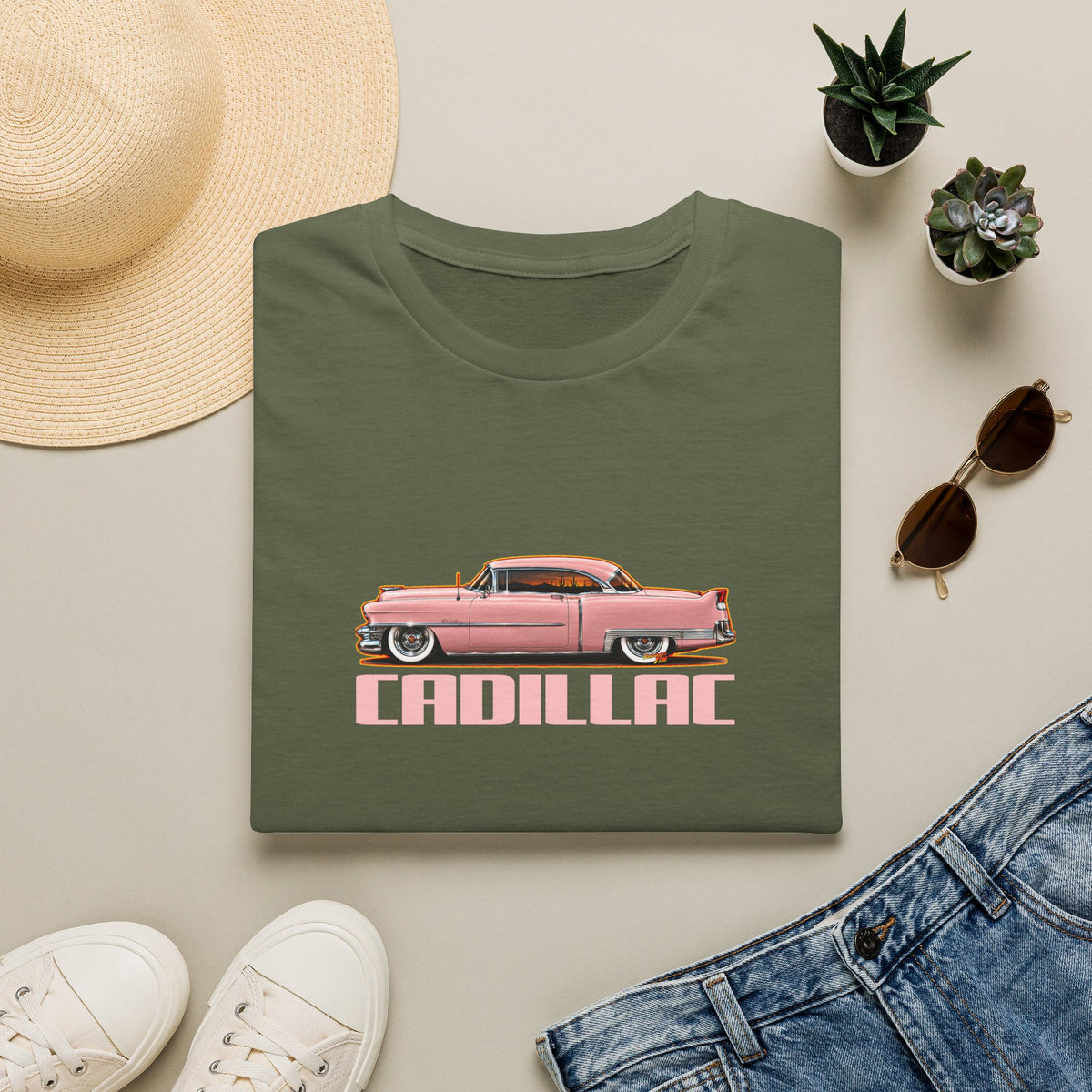CADILLAC Coupe DeVille 1953 Fireball Tee Shirt
