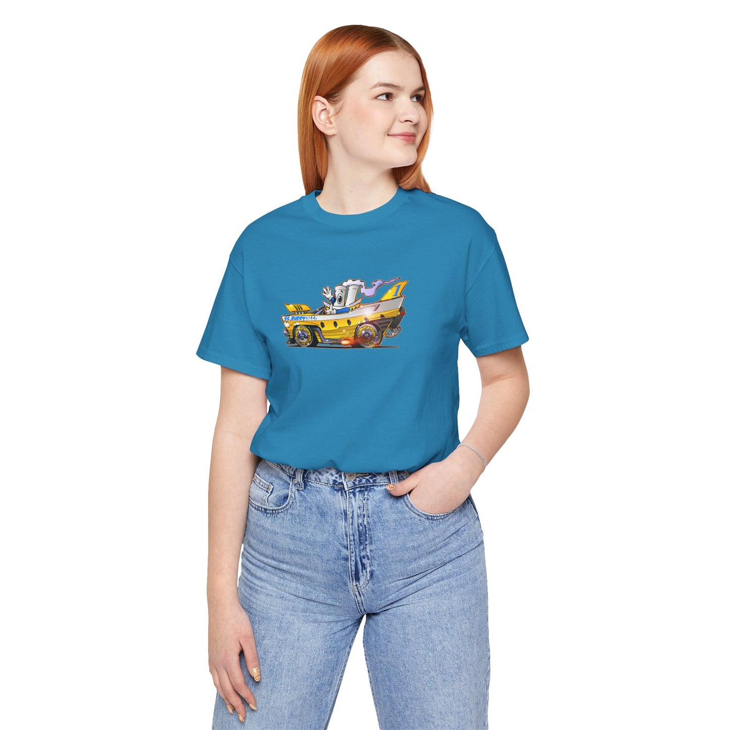 BUDDY CRUISE BUDDYMOBILE Custom Car Art Short Sleeve Tee in 17 Colors