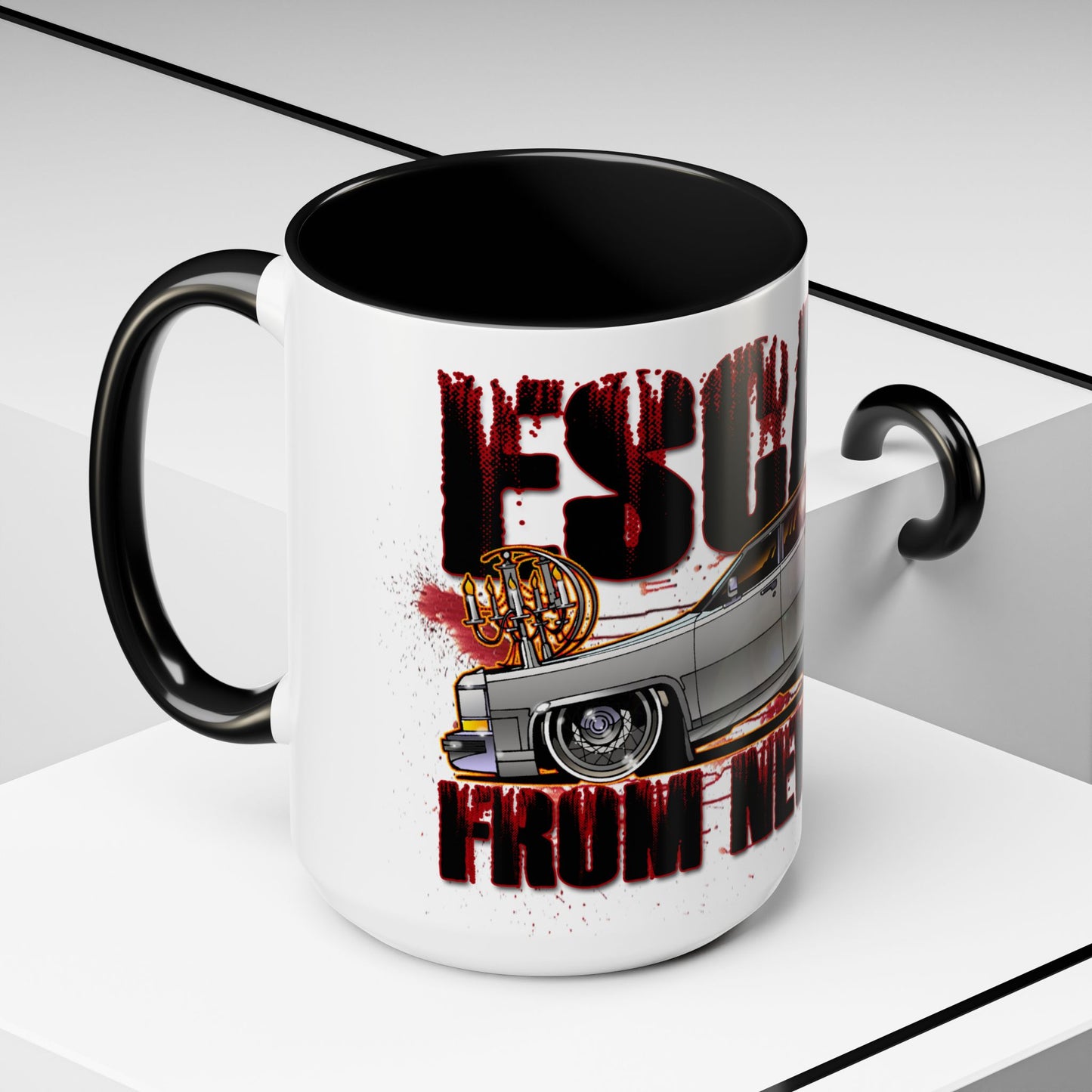 ESCAPE FROM NEW YORK Duke Cadillac Concept Art Coffee Mug 2 Sizes