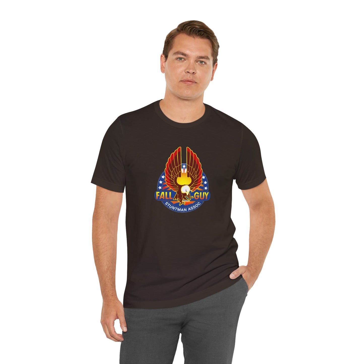 THE FALL GUY Stuntman Association Unisex Jersey Short Sleeve Tee - 12 Colors