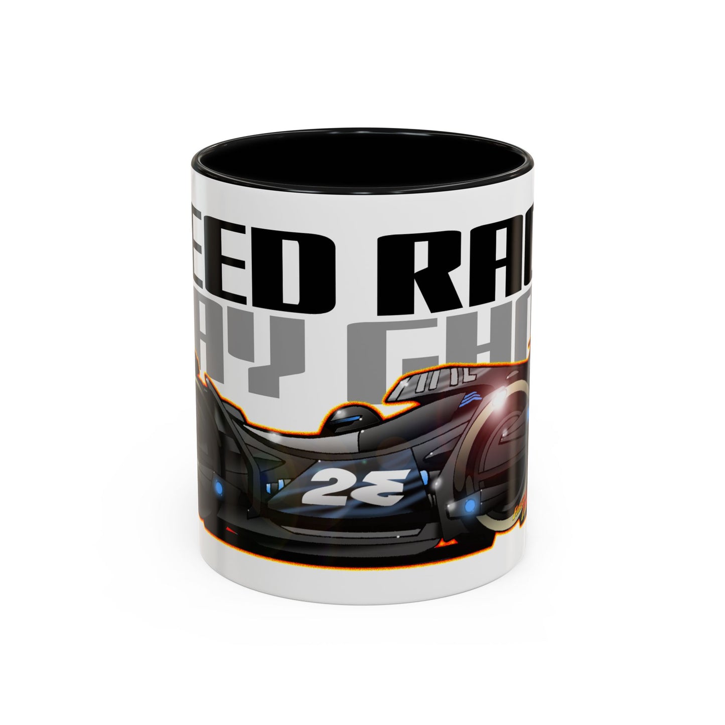 SPEED RACER GRAY GHOST Race Car Fireball Art Collectible Coffee Mug