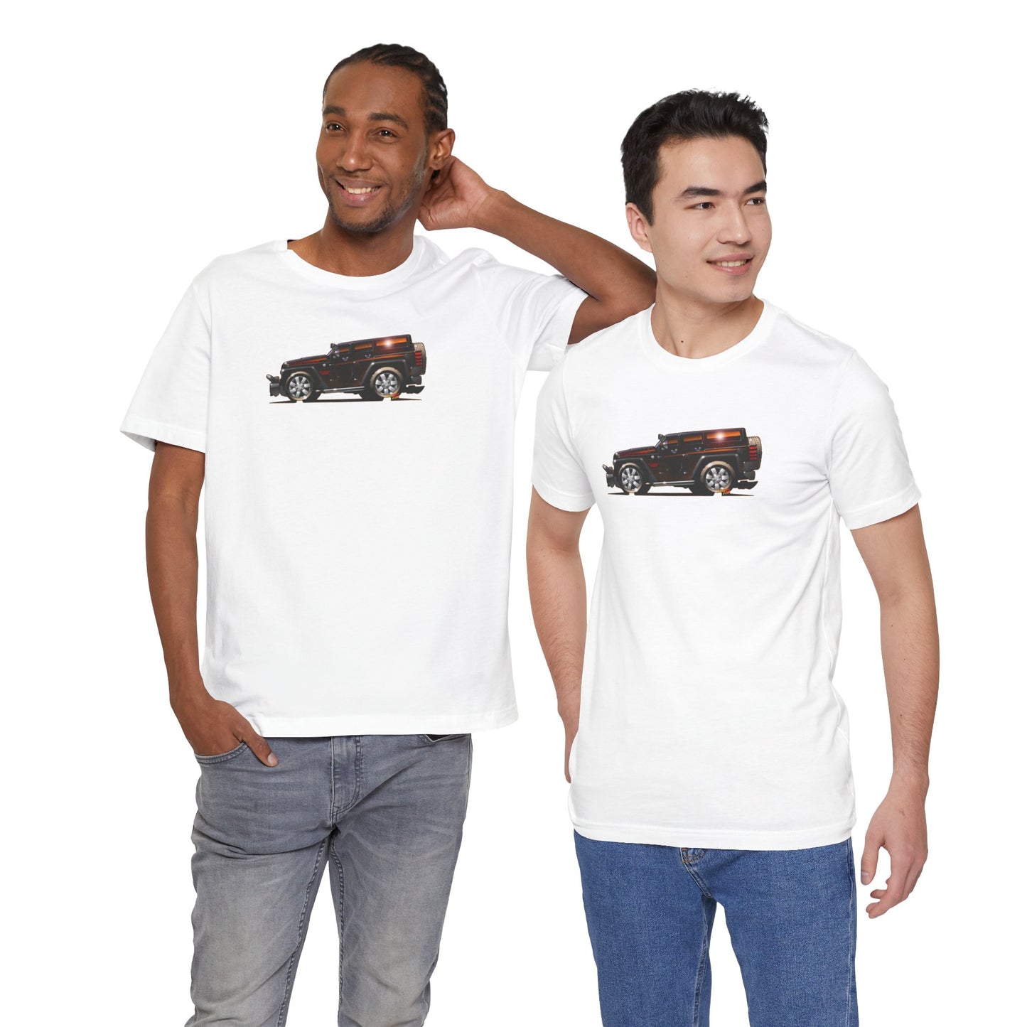 JEEP WRANGLER SAHARA BLACKHORSE Concept Art Short Sleeve Tee 11 Colors