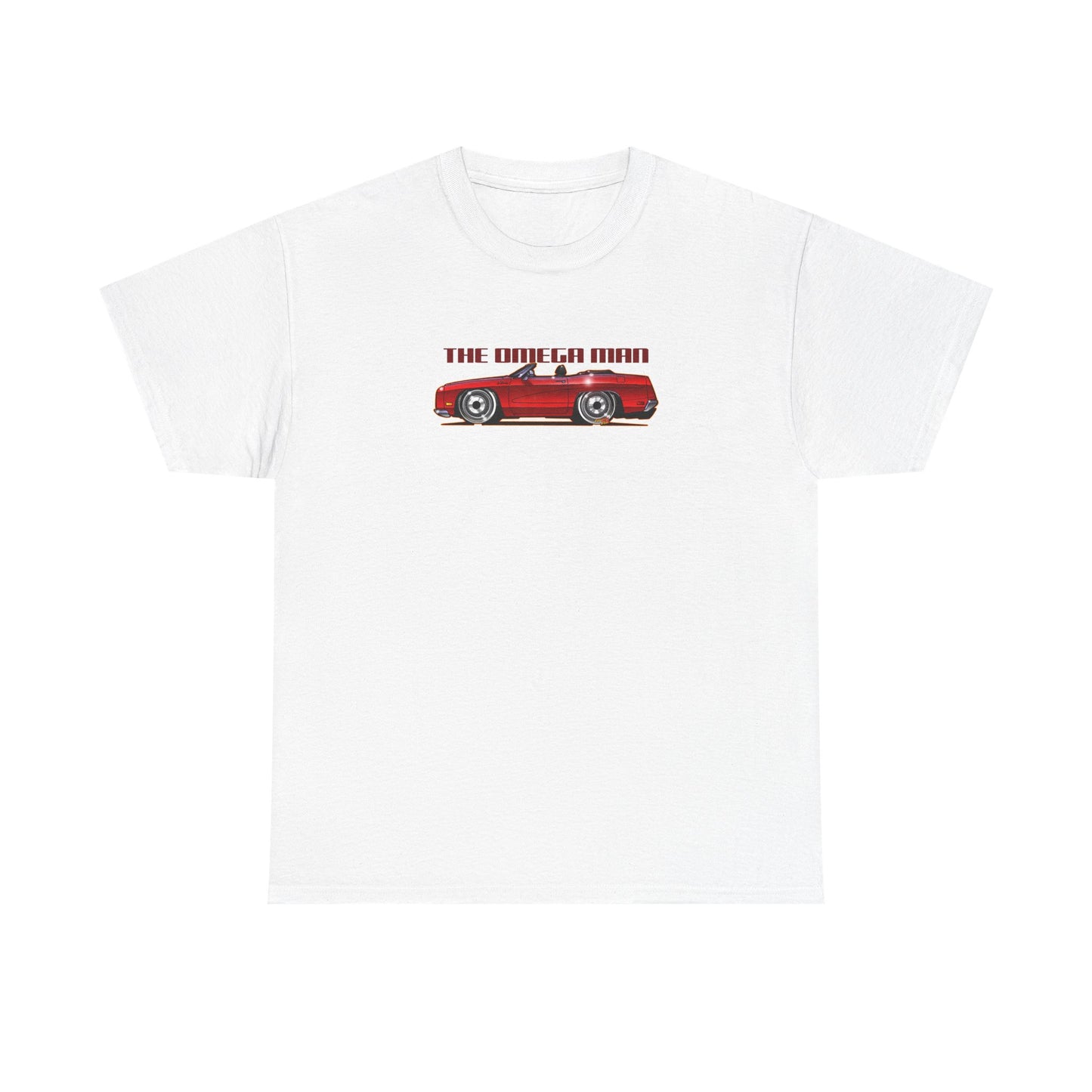 THE OMEGA MAN 1970 Ford Galaxie Movie Car Fireball Art Tee Shirt - Multiples