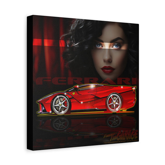 FERRARI LA FERRARI APERTA Supercar Canvas Art Wall Print - 12x12
