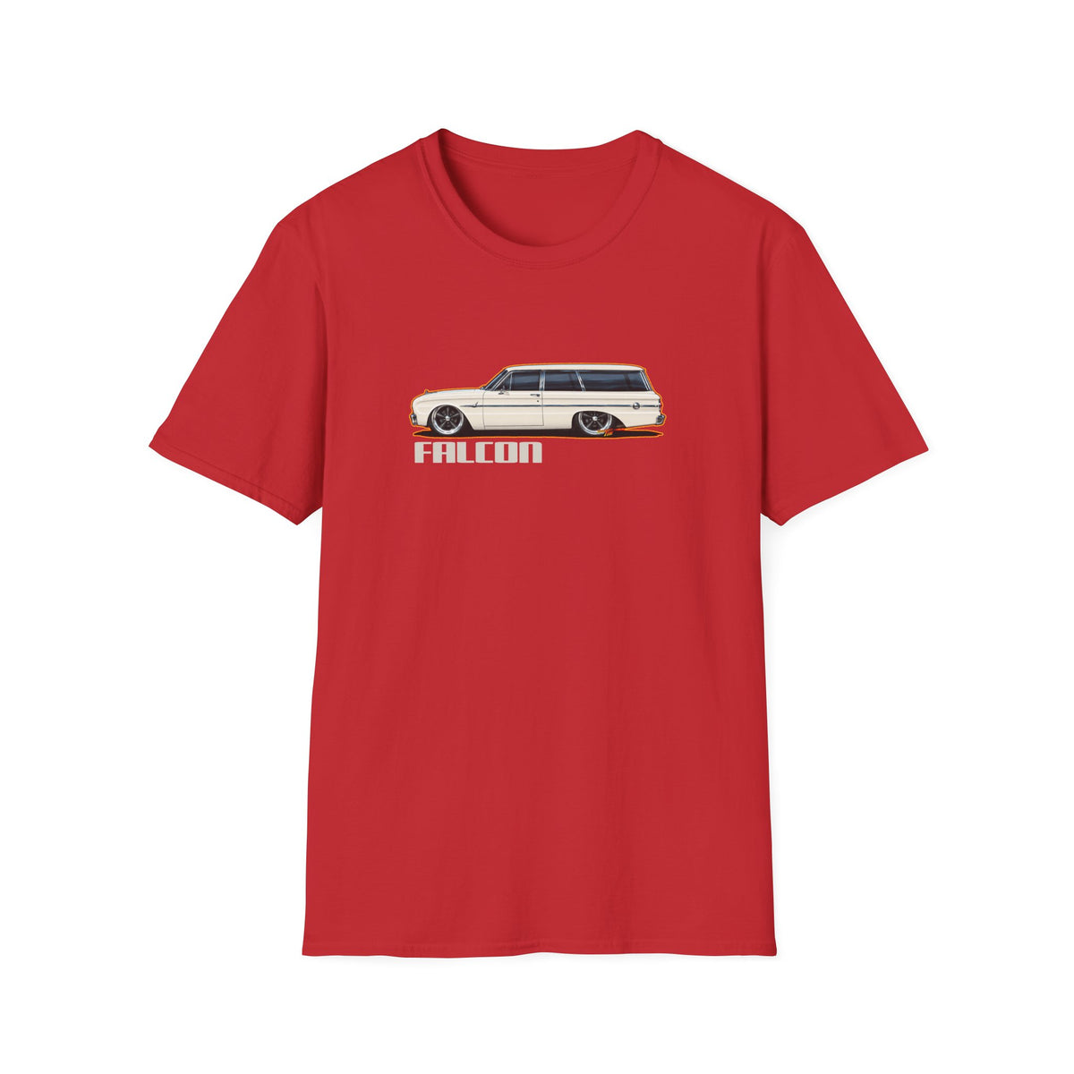 FORD FALCON WAGON Collectible Fireball Art TeeShirt