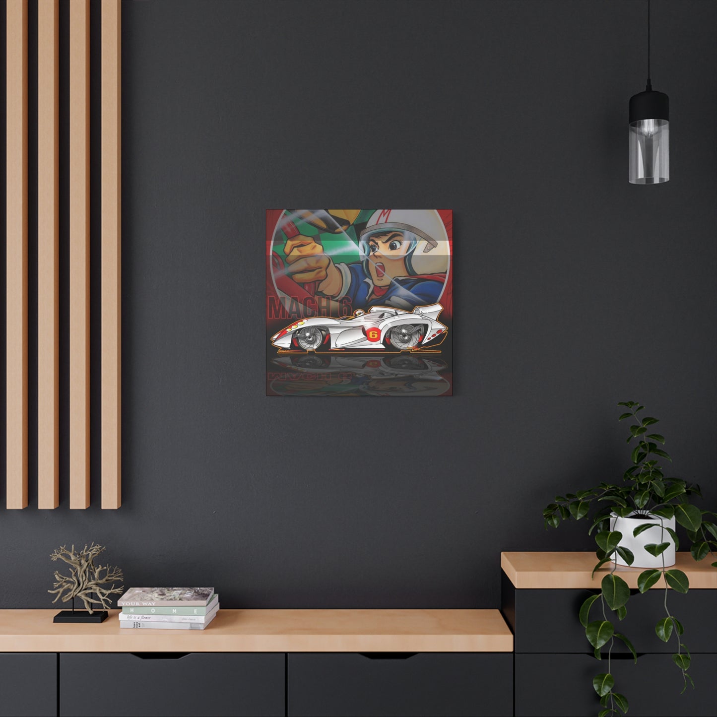 SPEED RACER MACH 6 Fireball Art Collectible Canvas Print - Multiple Sizes