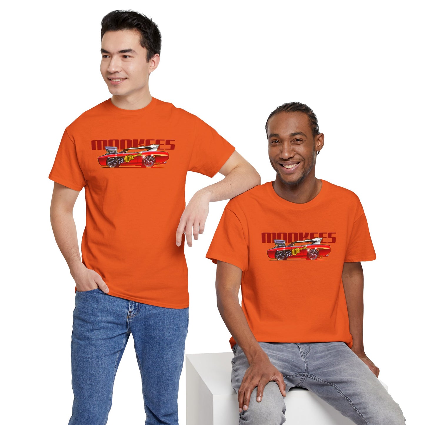 THE MONKEES Monkeemobile Cotton Tee Shirt - 12 Colors