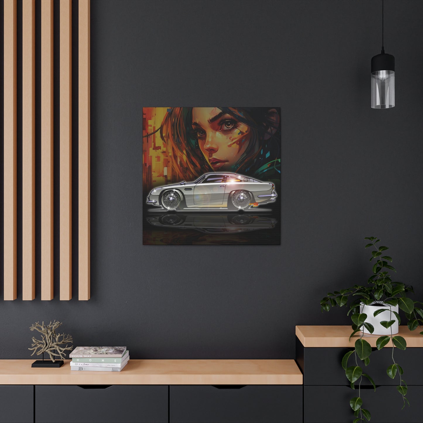 ASTON MARTIN DB5 James Bond 007 MASTERPRINT Concept Art Canvas Print 3 Sizes