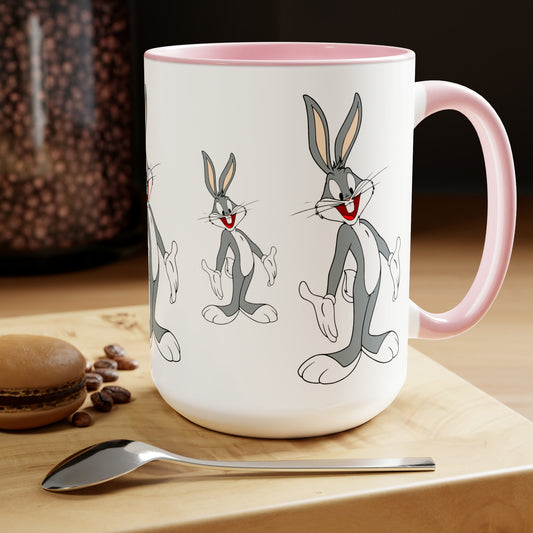 BUGS BUNNY Coffee Mug 15oz 2 Colors