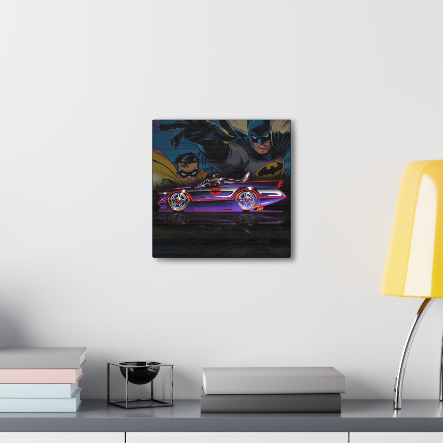 BATMOBILE 1966 Dynamic Duo Concept Art Canvas MASTERPRINT 2 Sizes