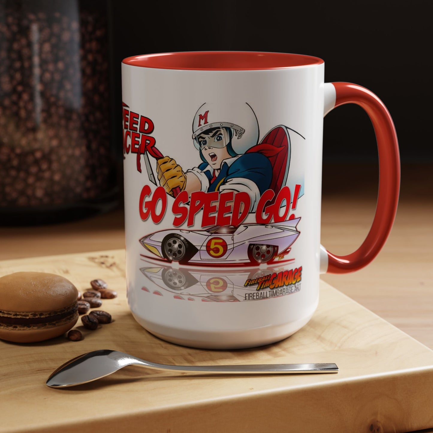 SPEED RACER Cartoon TV Show Garage Coffee Mug 2 Sizes