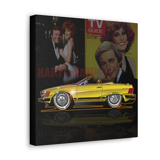 HART to HART TV Show Mercedes 450SL Concept Art Canvas MASTERPRINT 3 Sizes