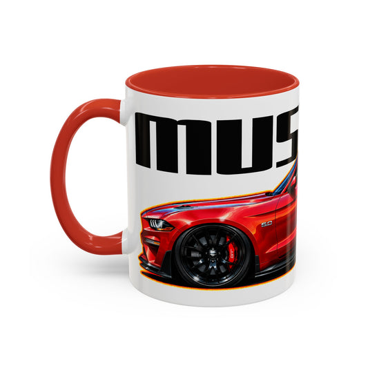 FORD MUSTANG 2019 GT 5.0 Collectible Fireball Art Coffee Mug - 2 Sizes