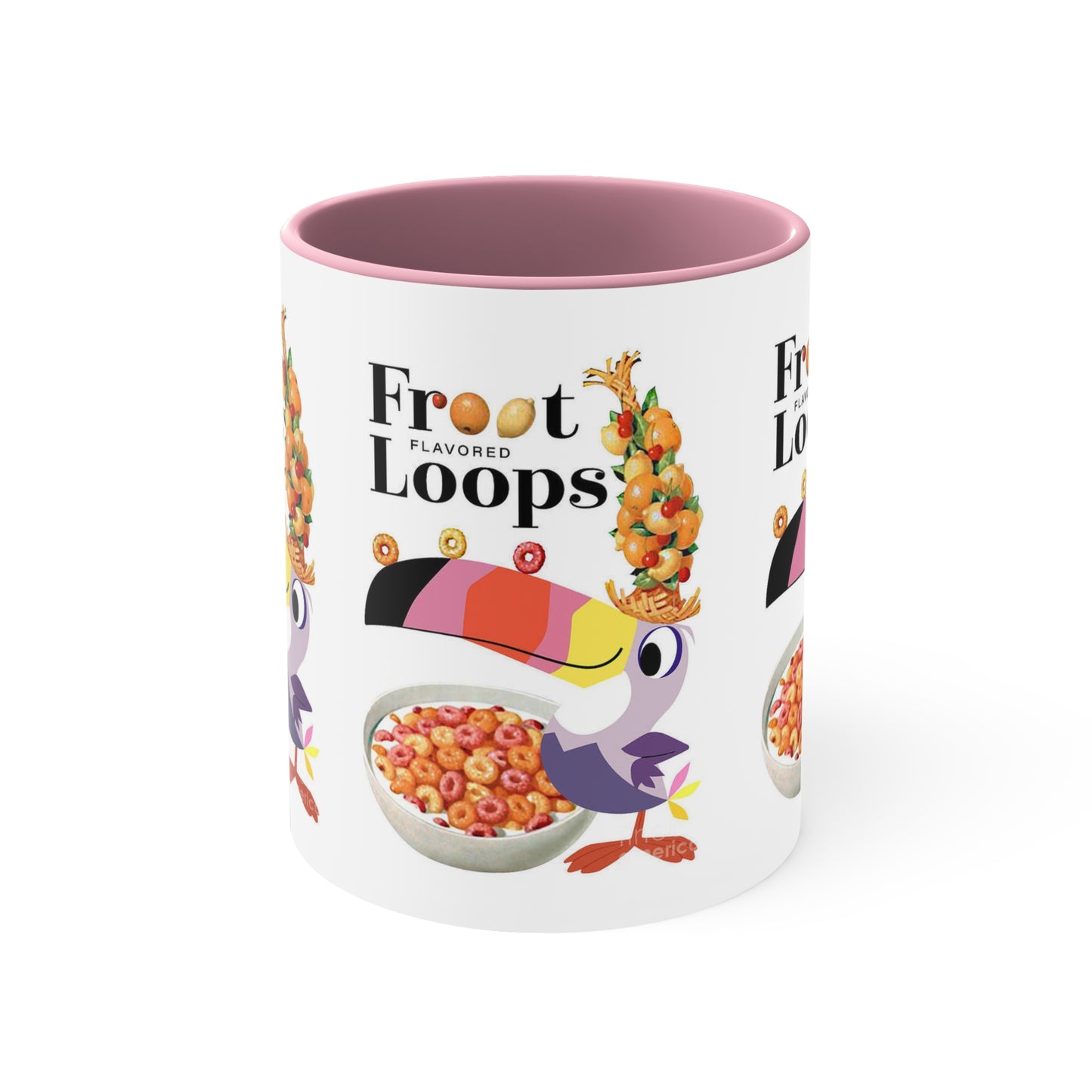 VINTAGE FROOT LOOPS Cereal Box Art Coffee Mug 11oz