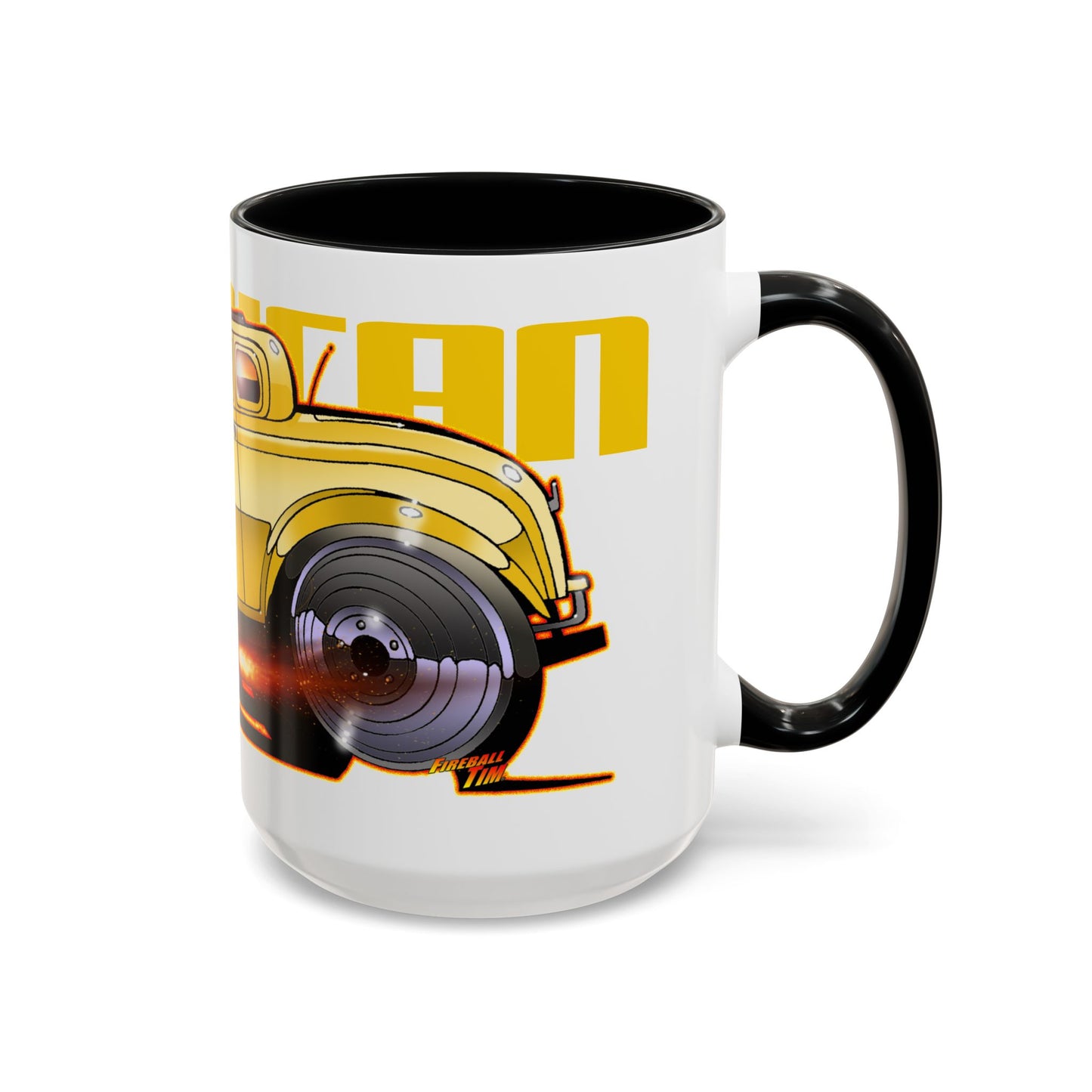 AMERICAN GRAFFITI '32 HOT ROD Movie Car Collectible Fireball Art Coffee Mug - 2 Sizes