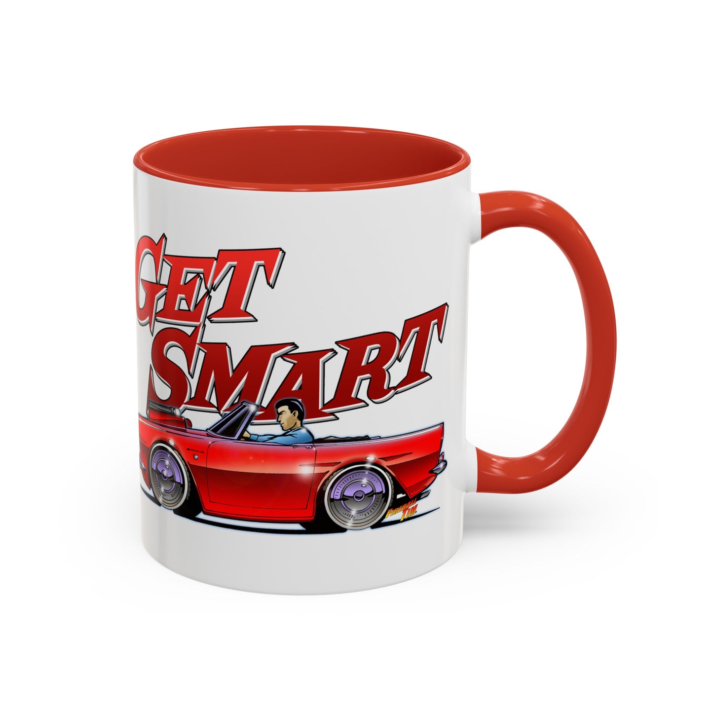 GET SMART TV Show 1965 Sunbeam Tiger Concept Art Coffee Mug 11 & 15oz