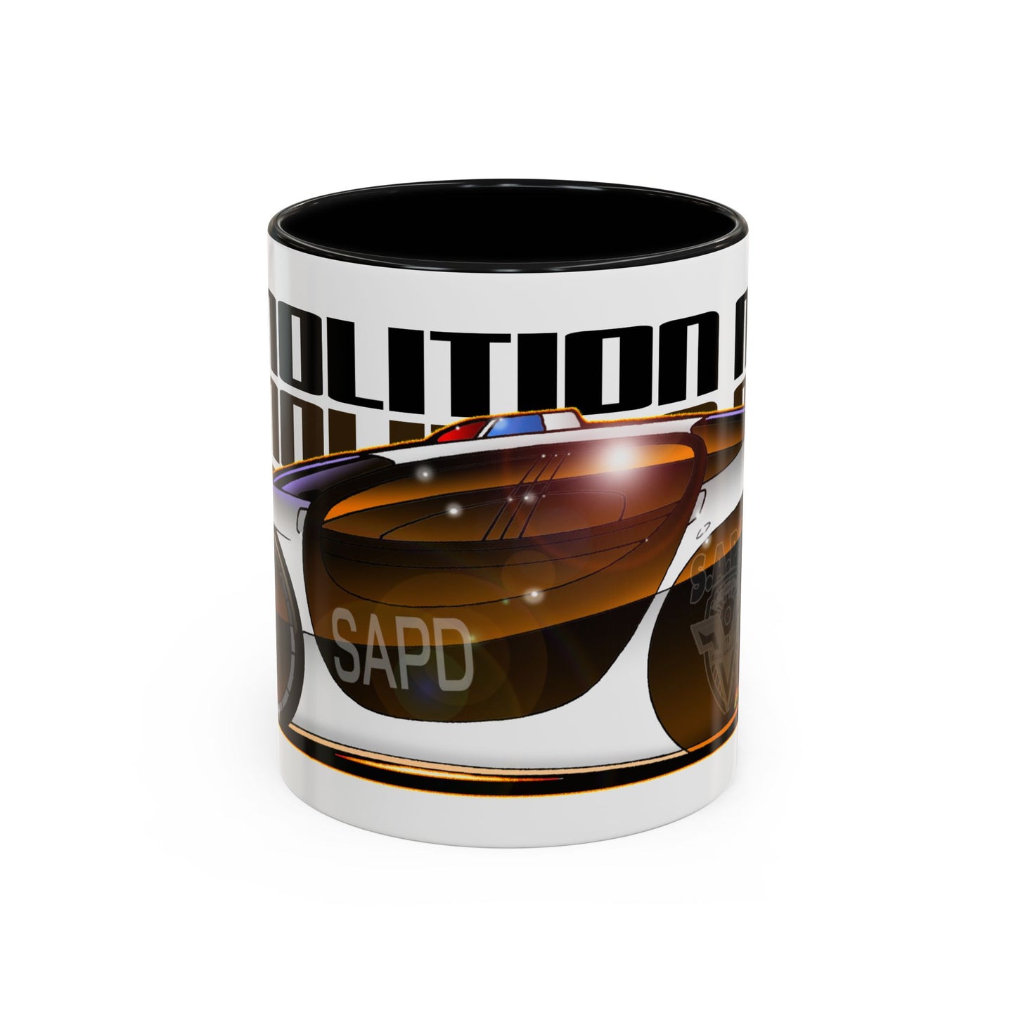 DEMOLITION MAN 2032 Police Cruiser Collectible Art Coffee Mug - 2 Sizes