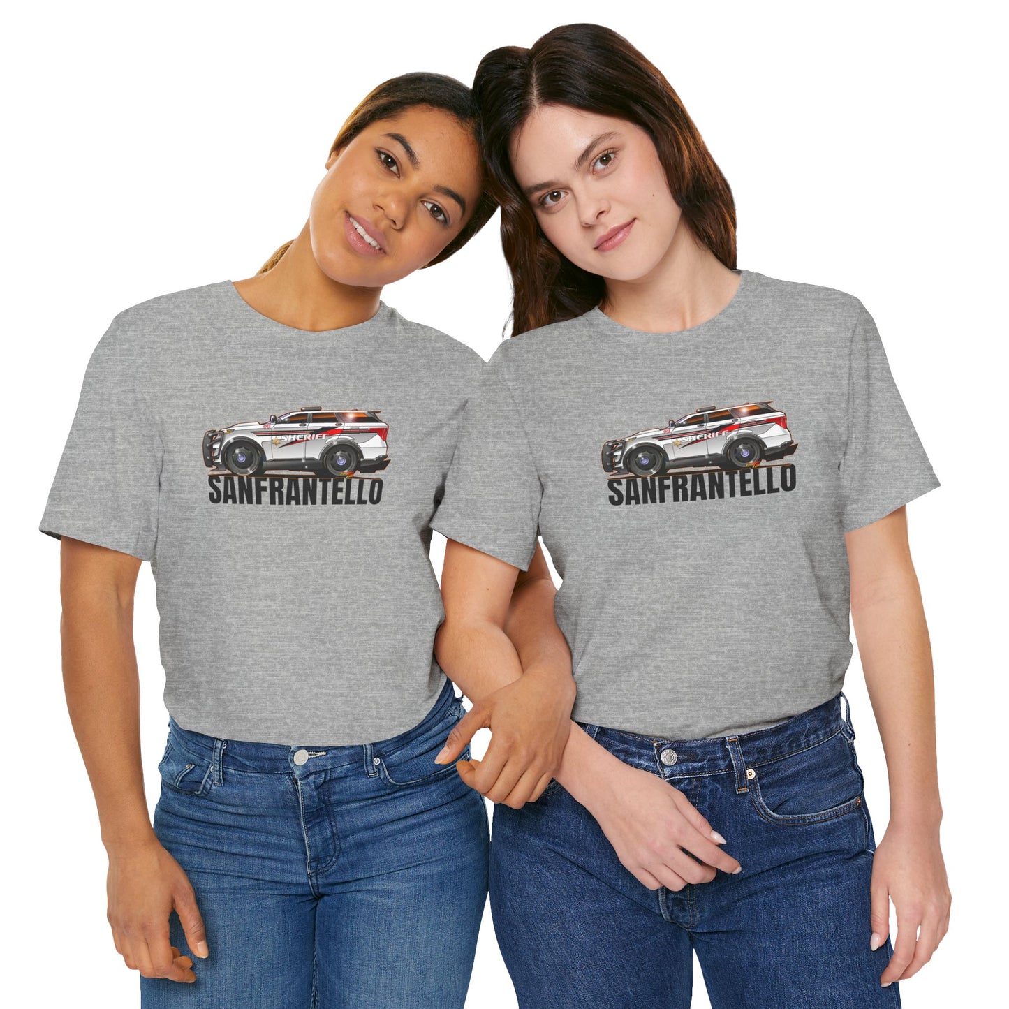 FORD EXPLORER POLICE CRUISER Sanfrantello 09 Tribute Concept Art Short Sleeve Tee 12 Colors