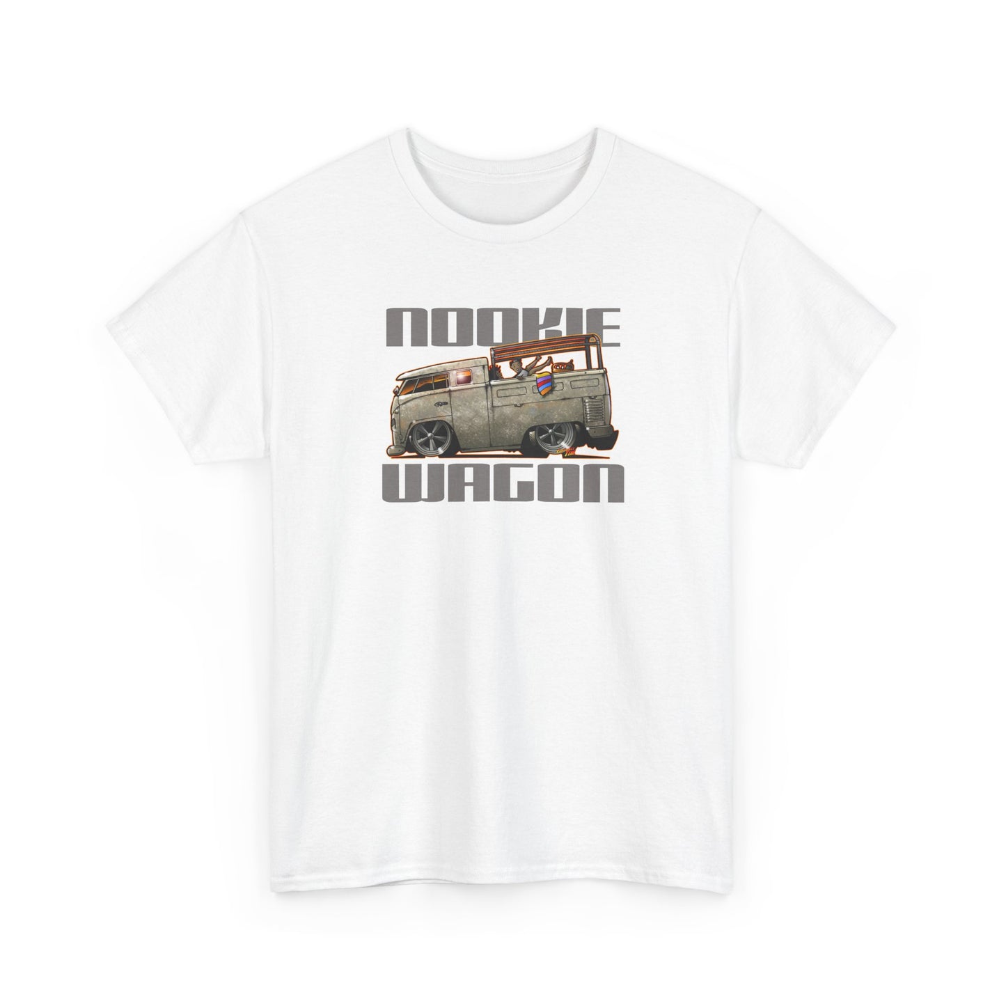 CUSTOM ED FOX VW BUS NOOKIE WAGON Tee Shirt - Multiple Colors