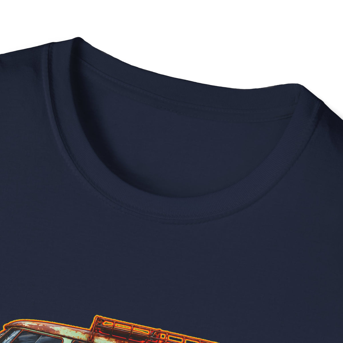 KUSTOM VW VOLKSWAGEN BUS Collectible Fireball Art TeeShirt