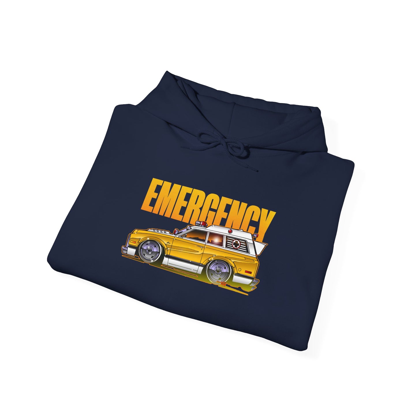 EMERGENCY AMBULANCE TV Show Concept Art Hooded Sweatshirt 9 Colors