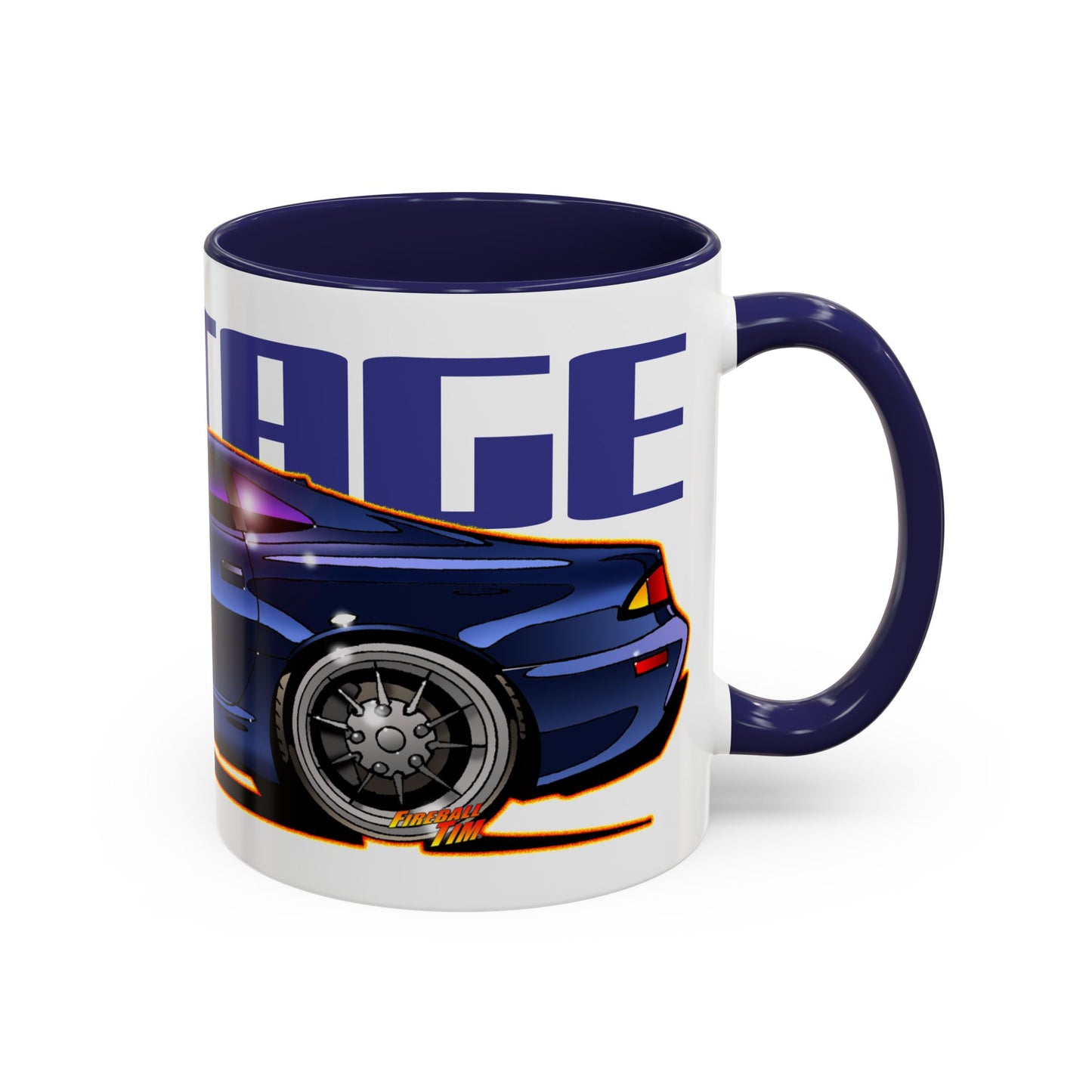 ASTON MARTIN VANTAGE 2001 Fireball Art Collectible Coffee Mug - 2 Sizes