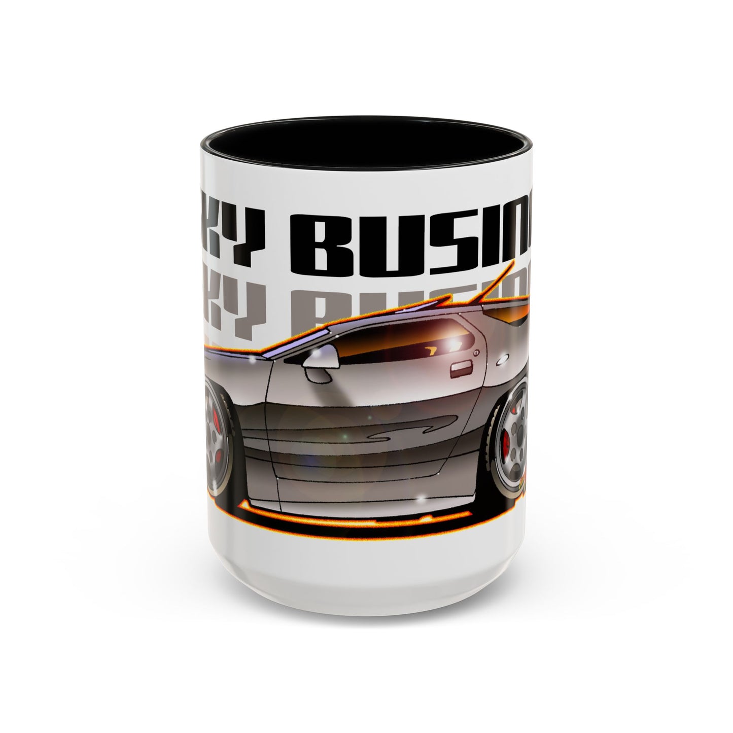 RISKY BUSINESS Porsche 928 Fireball Art Coffee Mug - 2 Sizes
