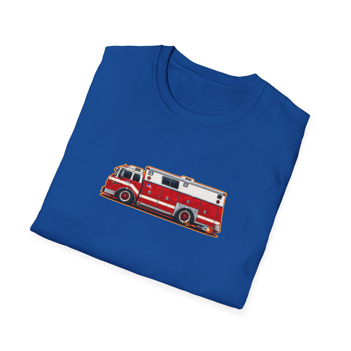 FIRE TRUCK Collectible Fireball Art TeeShirt