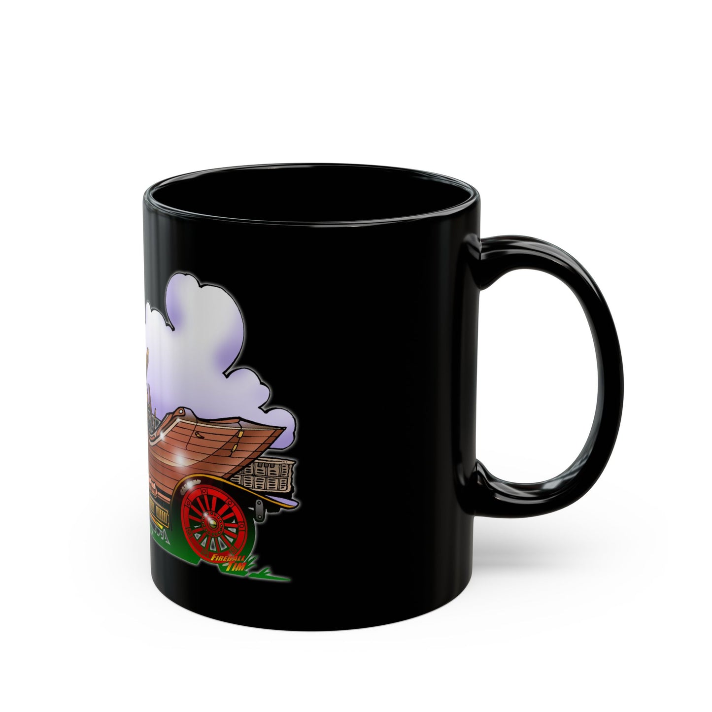 CHITTY CHITTY Bang Bang Movie Car Concept Art Black Coffee Mug 11oz