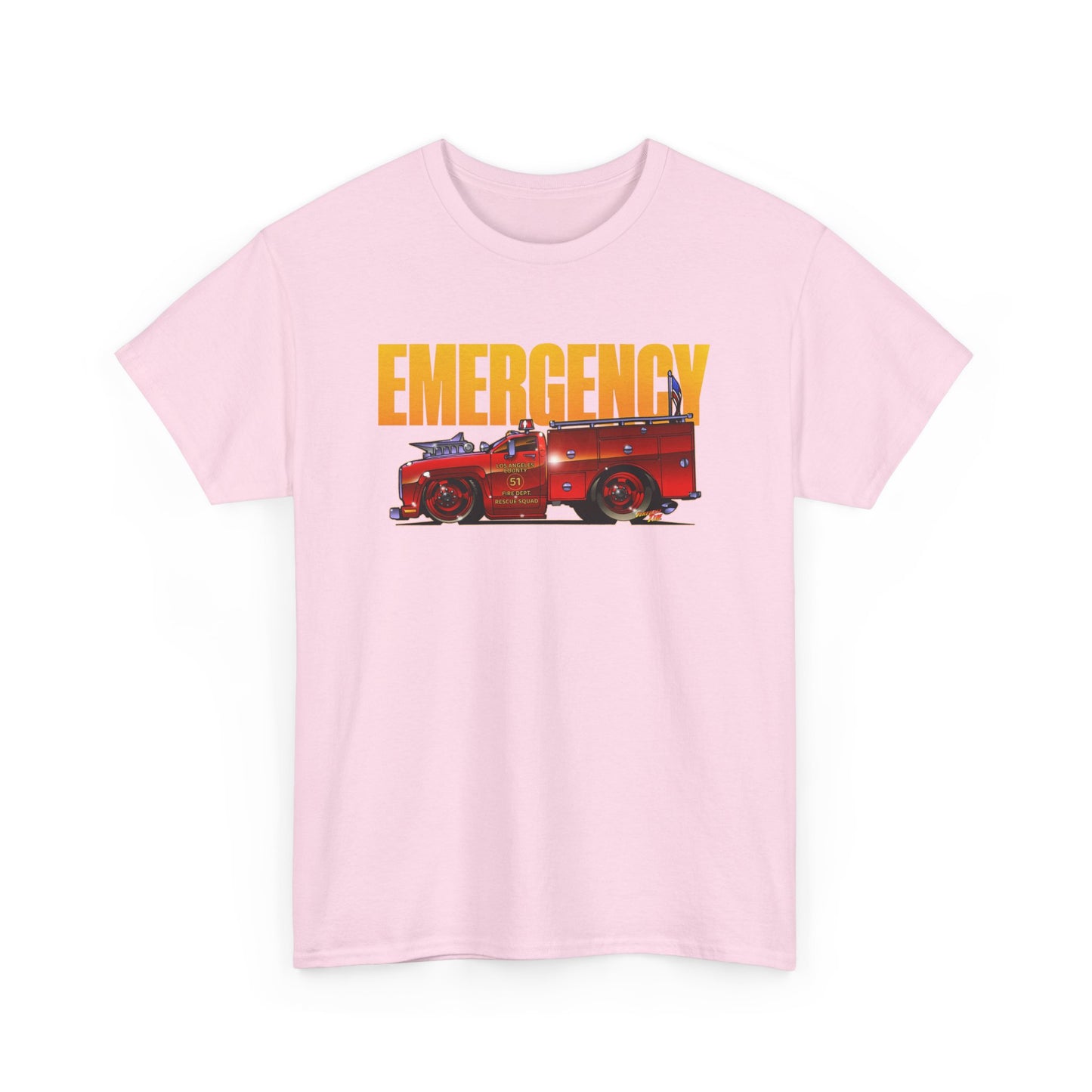 EMERGENCY TV Show SQUAD 51 Concept Art TEE Shirts 13 Colors