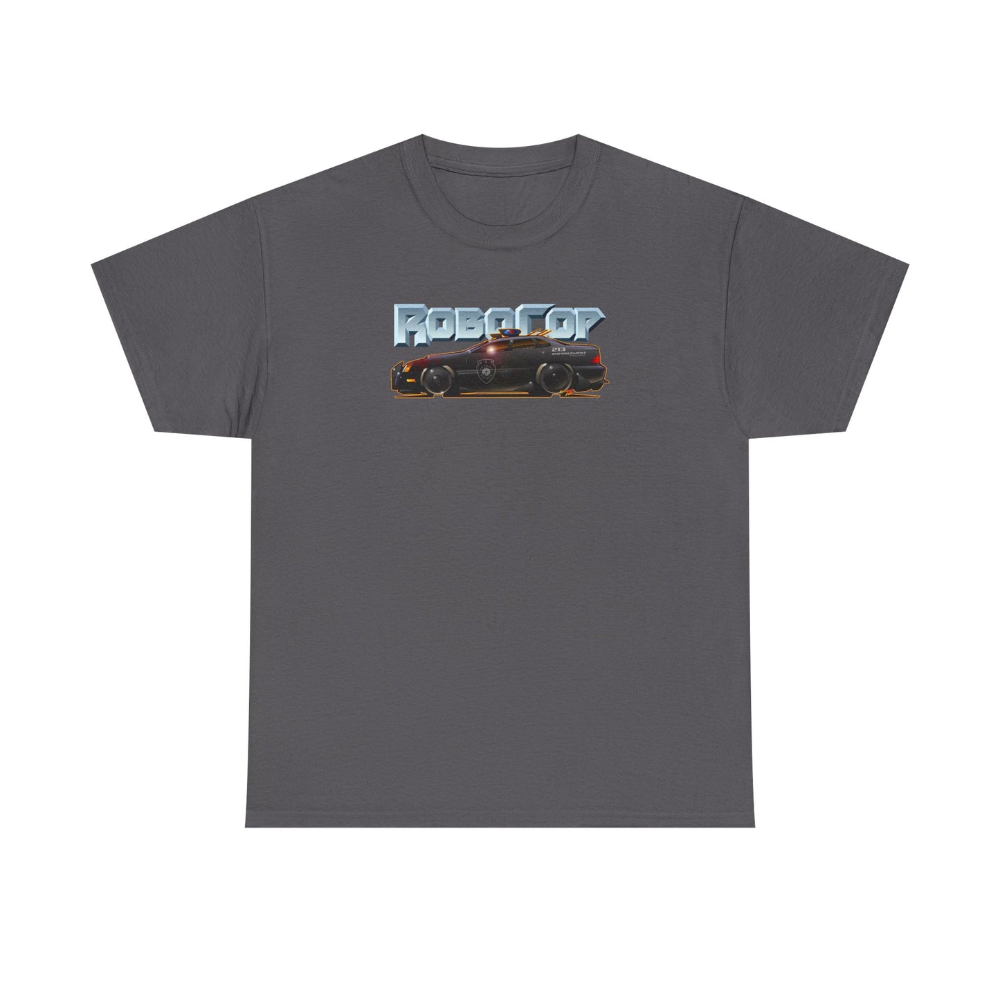 ROBOCOP Taurus Police Car Fireball Art Tee Shirt - Multiple Colors
