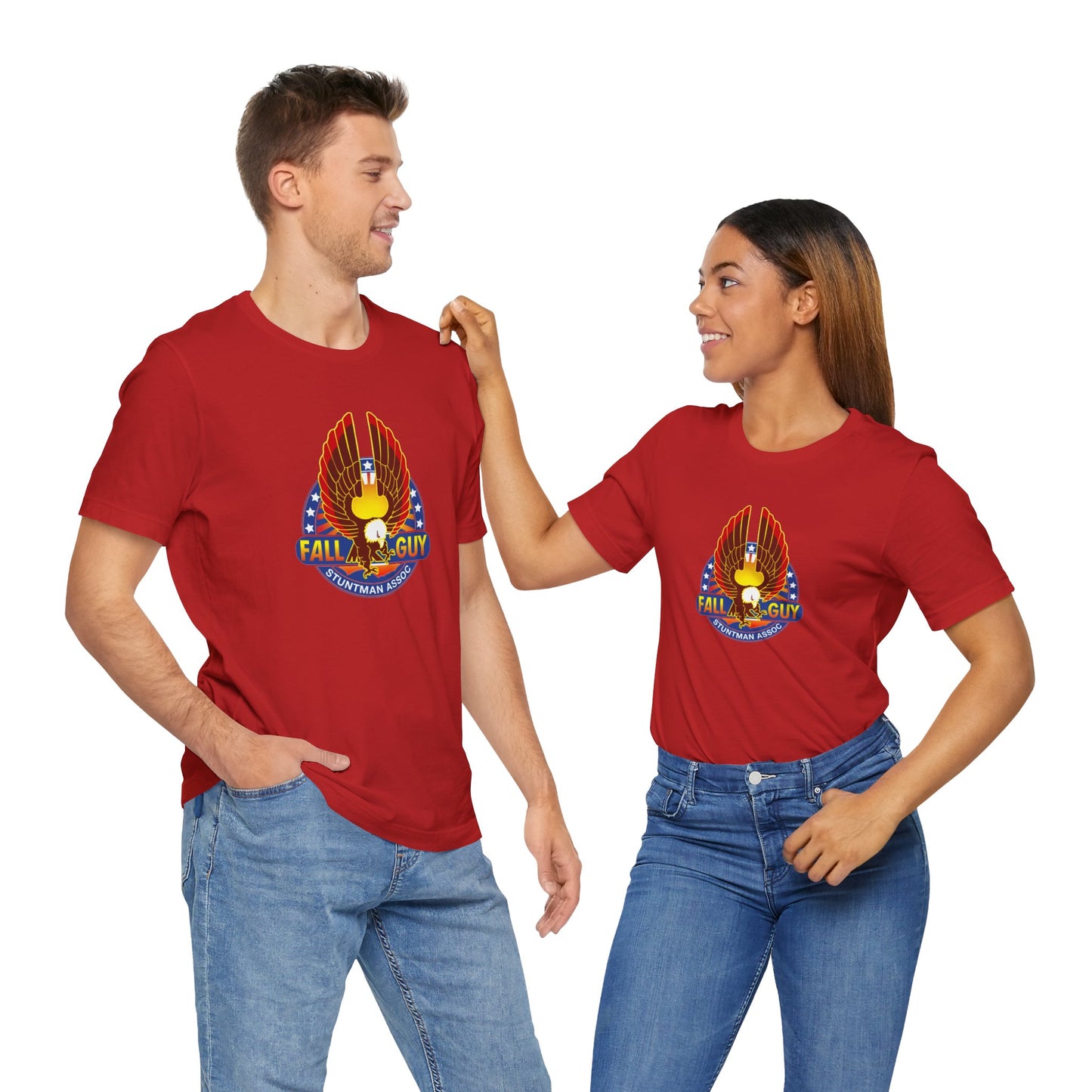 THE FALL GUY Stuntman Association Unisex Jersey Short Sleeve Tee - 12 Colors