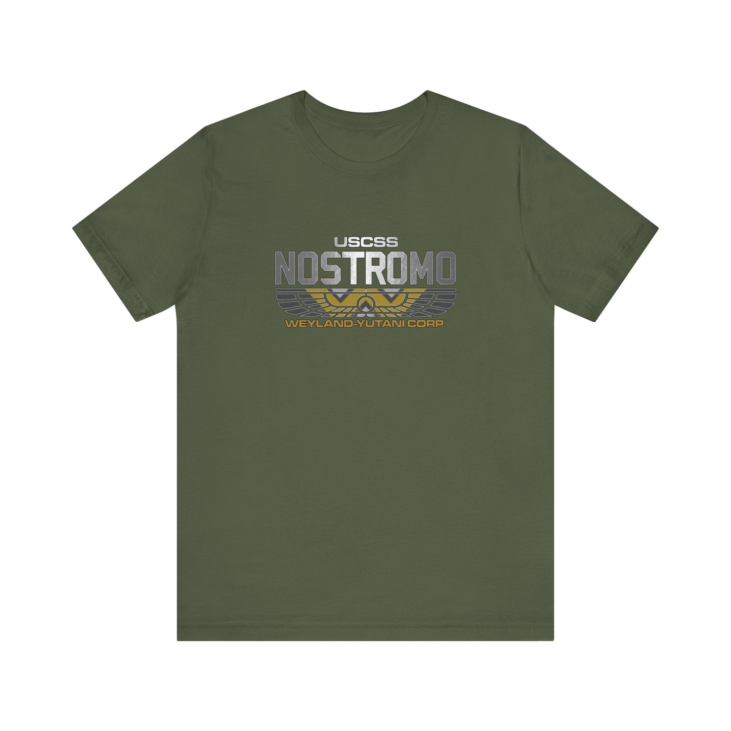 ALIEN MOVIE USCSS NOSTROMO Aliens Yutani Concept Art Short Sleeve Tee 10 Colors