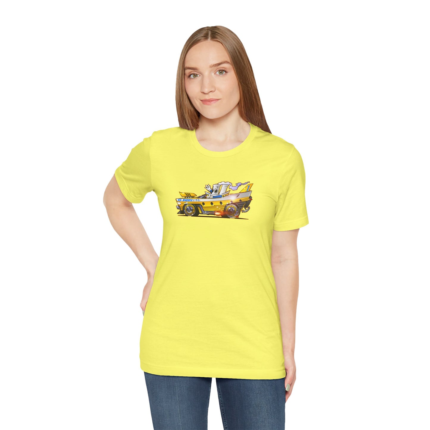BUDDY CRUISE BUDDYMOBILE Custom Car Art Short Sleeve Tee in 17 Colors
