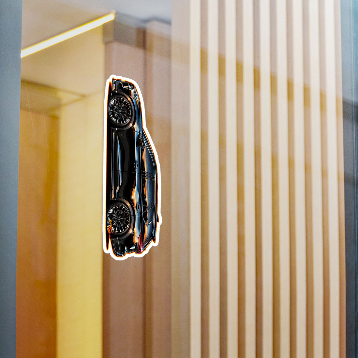 NISSAN ROGUE 2026 Black Armor Edition Collectible Fireball Art Stickers in 4 Sizes