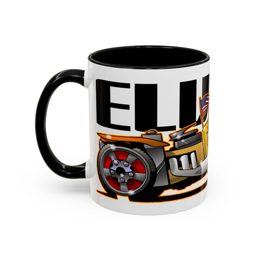 MONGREL T HOT ROD Elvis Easy Come Easy Go Fireball Collectible Coffee Mug - 2 Sizes