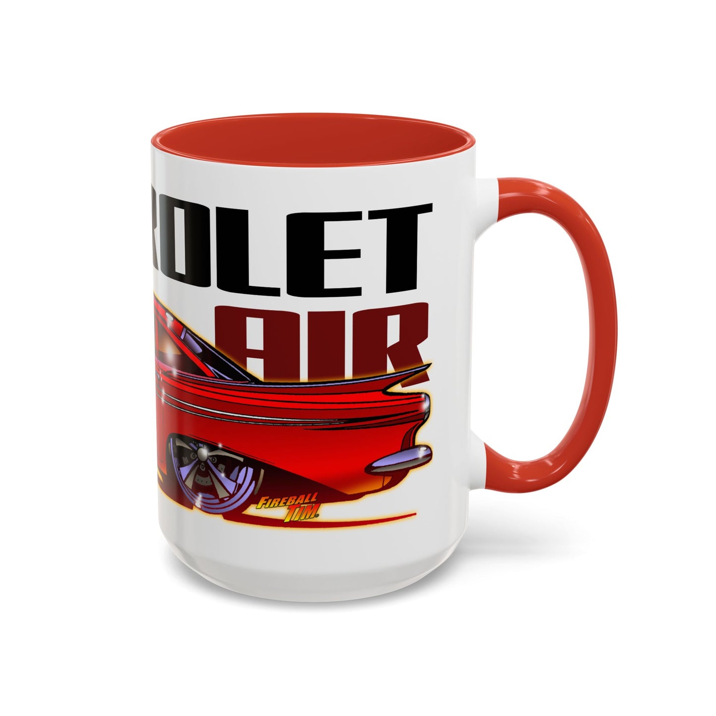 CHEVROLET BEL AIR 1960 Collectible Fireball Art Coffee Mug - 2 Sizes