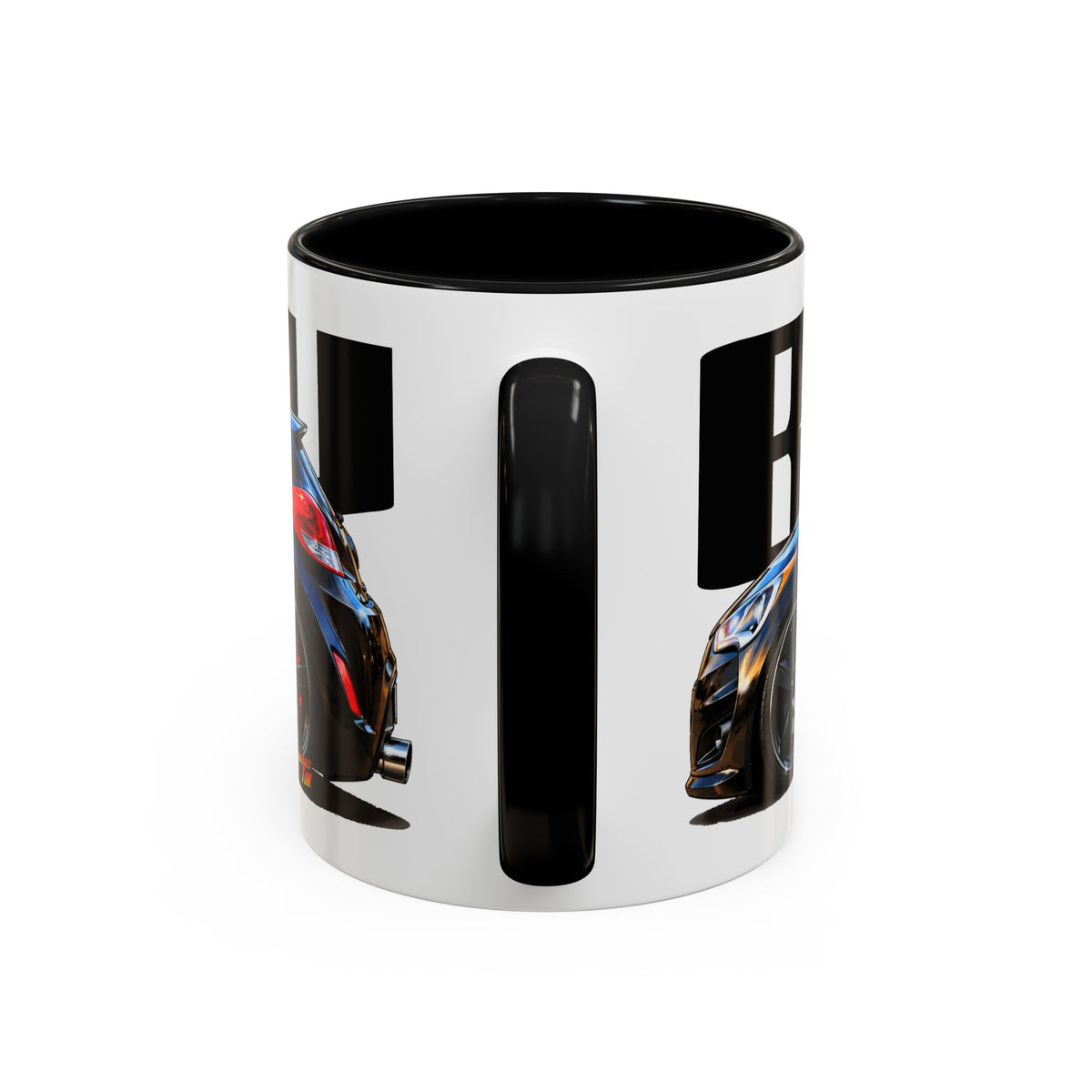 HYUNDAI VELOSTER 2012 Black Betty Collectible Fireball Art Coffee Mug - 2 Sizes