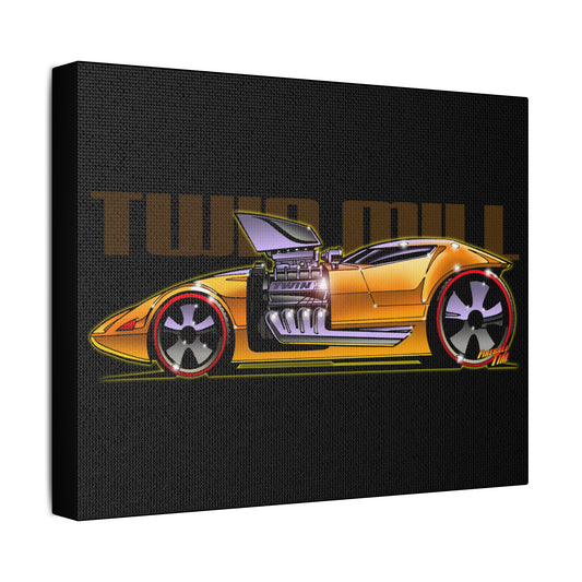 TWIN MILL Hot Wheels Canvas Art Print - 2 Sizes