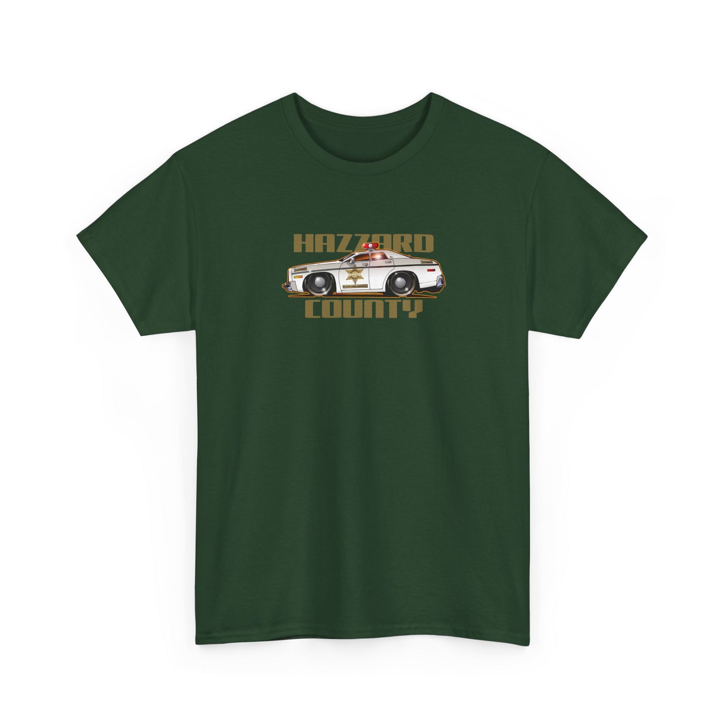 DUKES OF HAZZARD SHERIFF POLICE CAR Collectible Tee Shirt - Multiple Colors