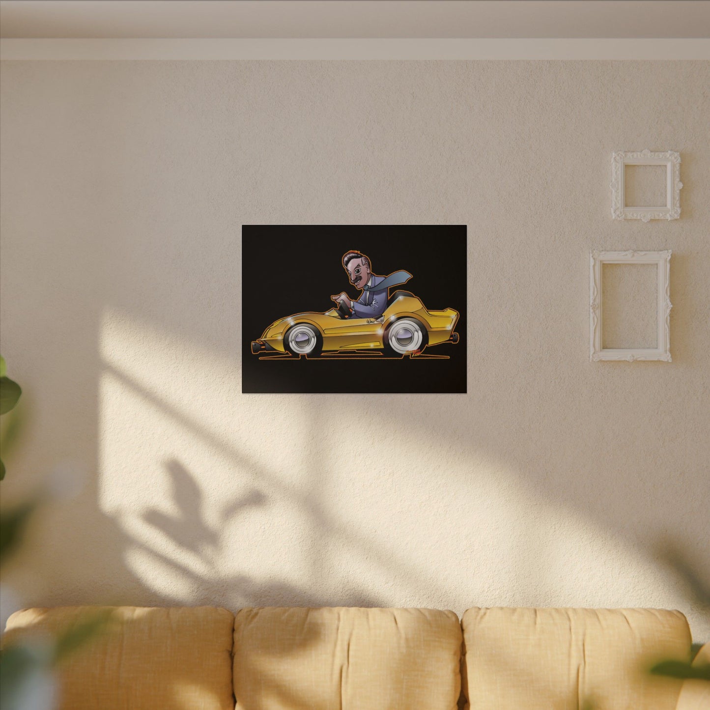 AUTOPIA CLASSIC Walt Disney Fireball Art Canvas Print