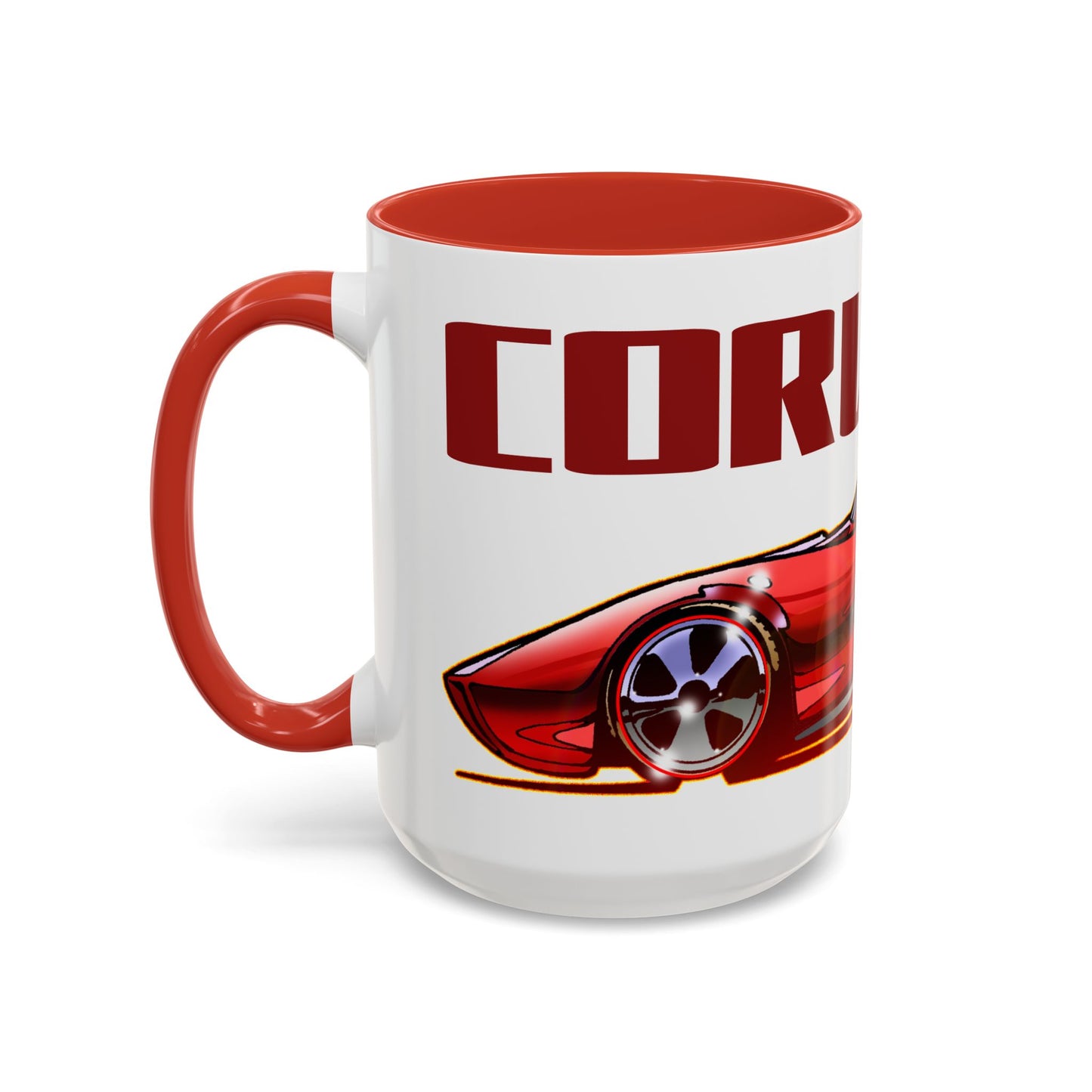 Hot Wheels CUSTOM CORVETTE Redline Collectible Coffee Mug 2 Sizes