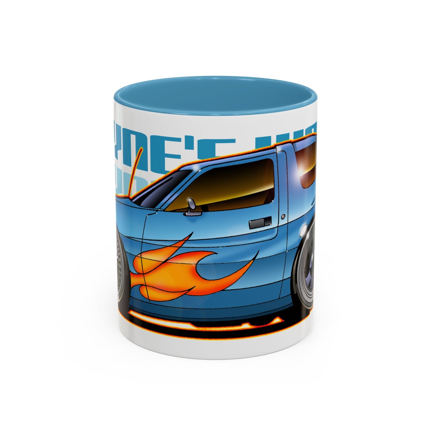 WAYNE'S WORLD AMC PACER Movie Car Fireball Art Coffee Mug - 2 Sizes