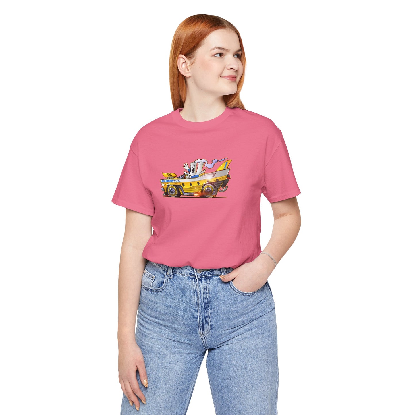 BUDDY CRUISE BUDDYMOBILE Custom Car Art Short Sleeve Tee in 17 Colors