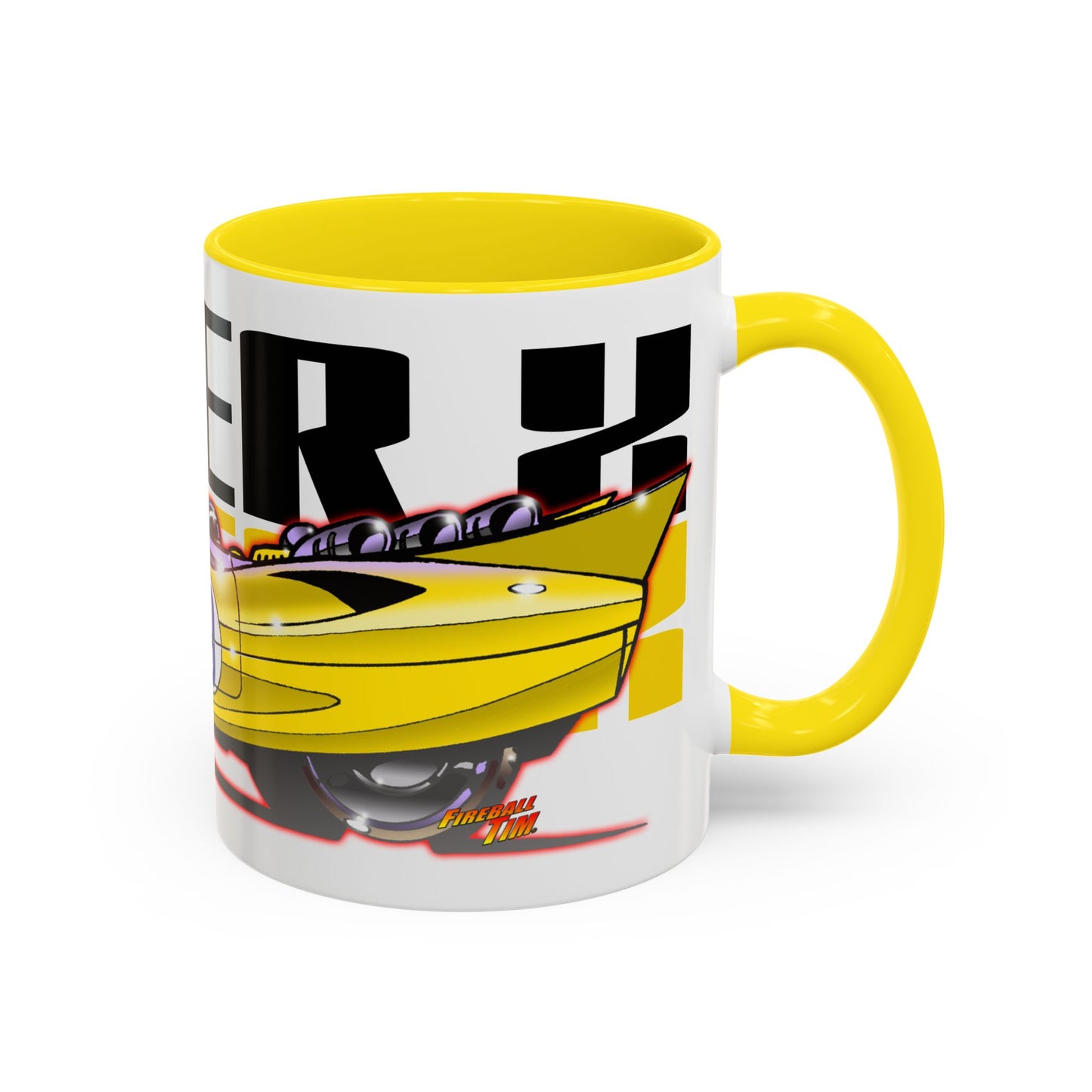 RACER X SHOOTING STAR Speed Racer Collectible Fireball Art Coffee Mug - 2 Sizes